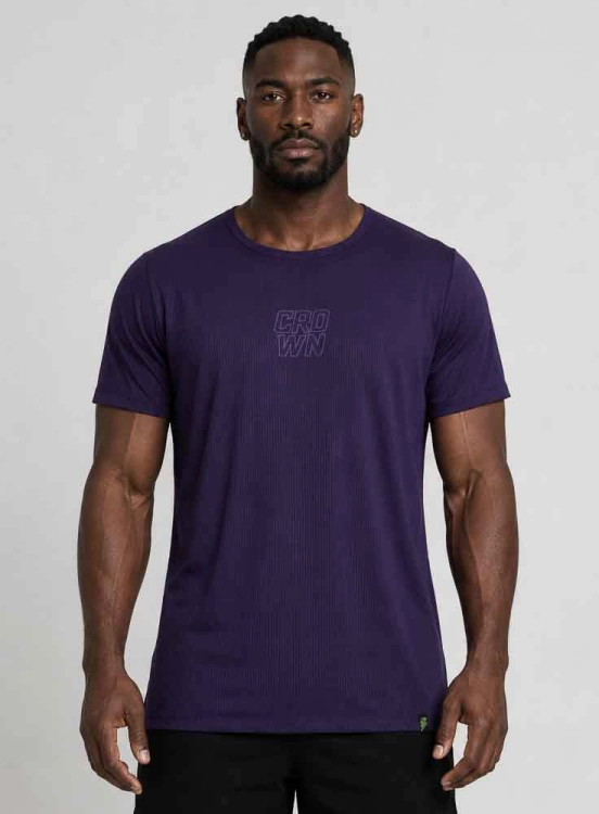 Camiseta Crown Polytech Static Roxa Produto Camiseta Crown Polytech Static Roxa