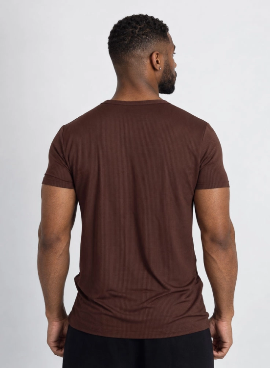 Camiseta Crown Polytech Static Marrom Produto Camiseta Crown Polytech Static Marrom