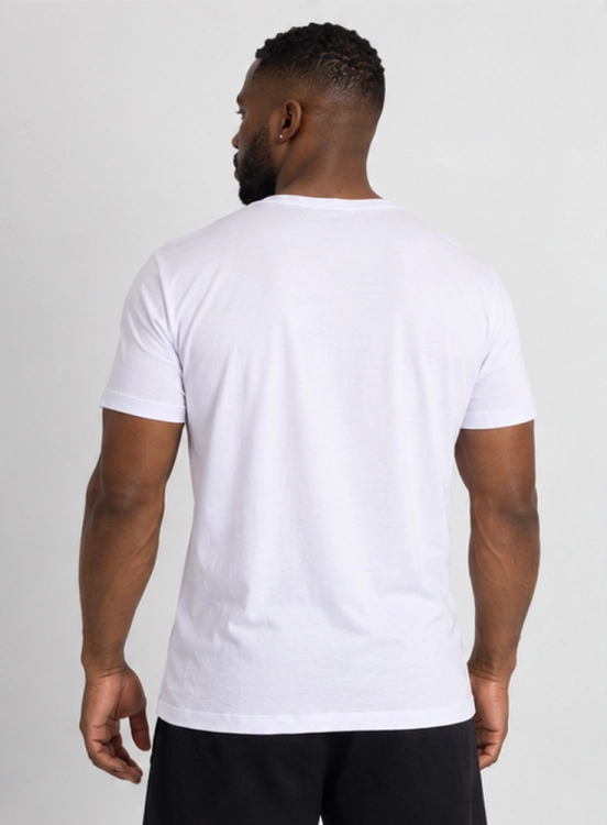 Camiseta Crown Tech Modal Branca Logo Produto Camiseta Crown Tech Modal Branca Logo