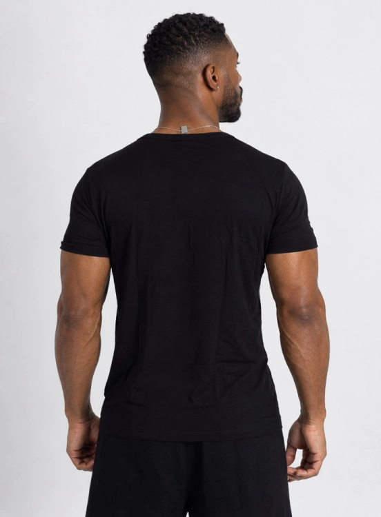 Camiseta Crown Tech Modal Preta Logo Produto Camiseta Crown Tech Modal Preta Logo
