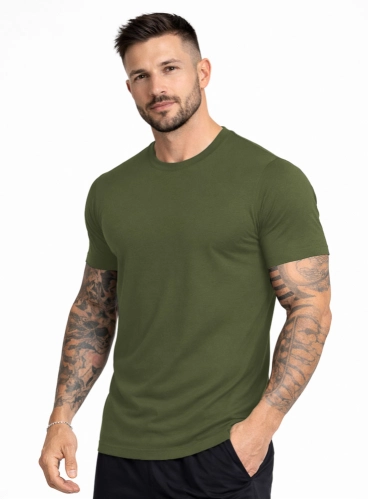 Camiseta Crown Tech Modal Verde Musgo