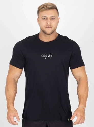 Camiseta Crown Training Basic Preta Produto Camiseta Crown Training Basic Preta