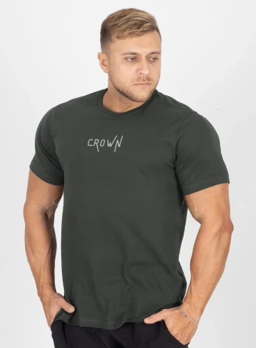 Camiseta Crown Training Basic Verde Escuro