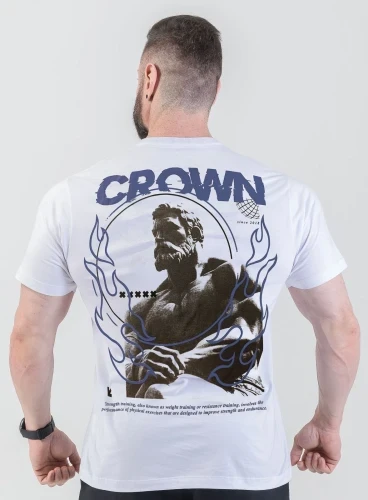 Camiseta Crown Training Greek Branca