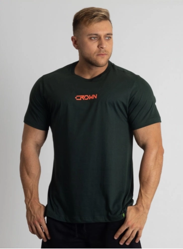 Produto Camiseta Crown Training HardLine Verde Escuro