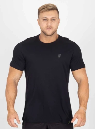 Camiseta Crown Training Original Bordada Preta