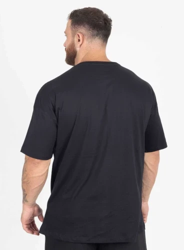 Camiseta Oversized Preta Shock Crown Training Camiseta Oversized Preta Shock Crown Training