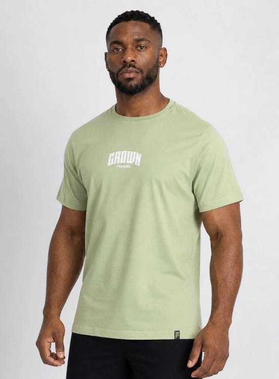 Camiseta Crown Training Pace Verde Claro Produto Camiseta Crown Training Pace Verde Claro