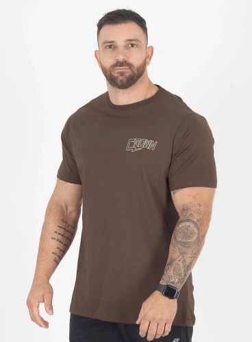 Produto Camiseta Crown Training Spark Marrom 