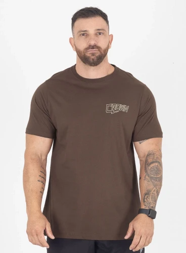 Camiseta Crown Training Spark  Marrom 