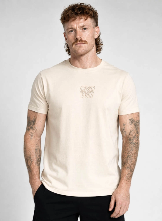 Produto Camiseta Crown Training Static Bold Creme