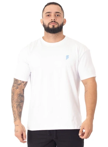 Camiseta Oversized Basica  Branco 