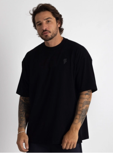Camiseta Oversized Basica  Preto 