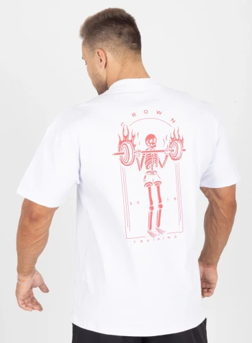 Camiseta Oversized Branca Blaze Reps