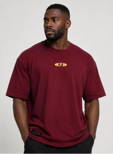 Camiseta Oversized Bordô Volt
