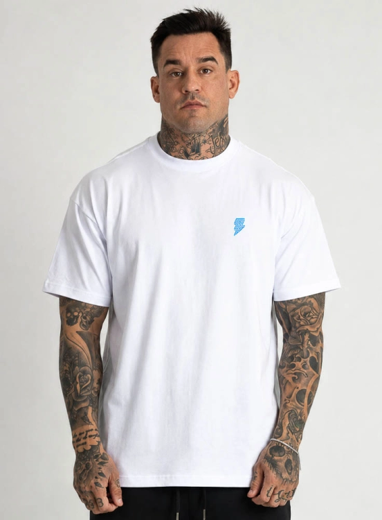 Produto Camiseta Oversized Branca Básica Crown Training