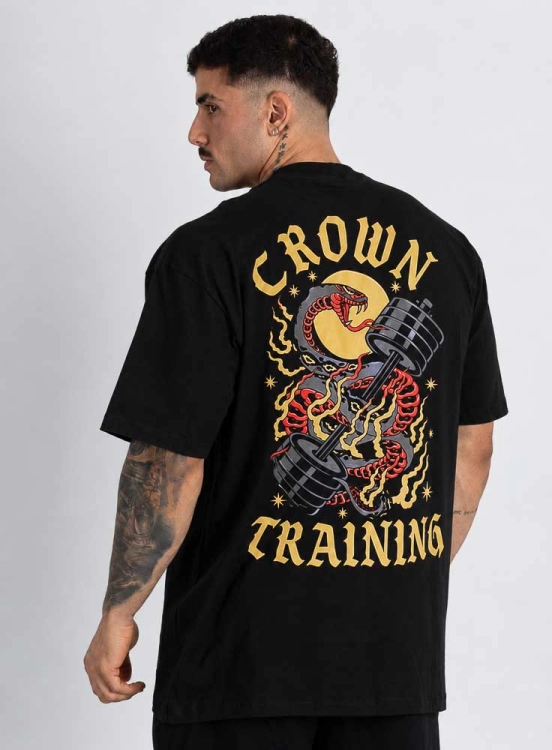 Produto Camiseta Oversized Cobra Preta