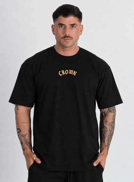 Produto Camiseta Oversized Cobra Preta