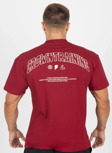 Camiseta Oversized Bordô Conquest Produto Camiseta Oversized Bordô Conquest
