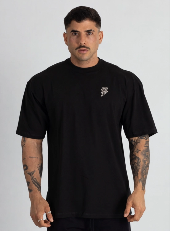 Camiseta Oversized Dino Preta Produto Camiseta Oversized Dino Preta