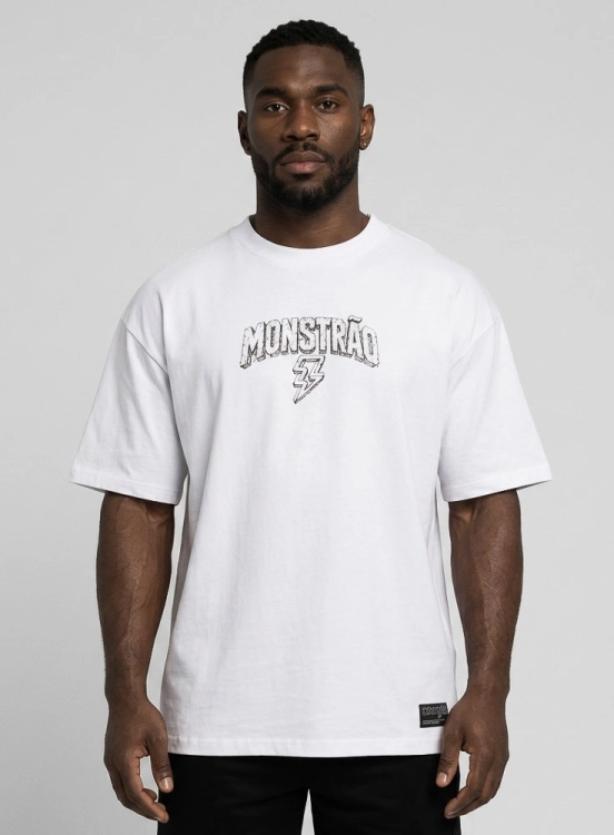 Produto Camiseta Oversized Monstrão Branca