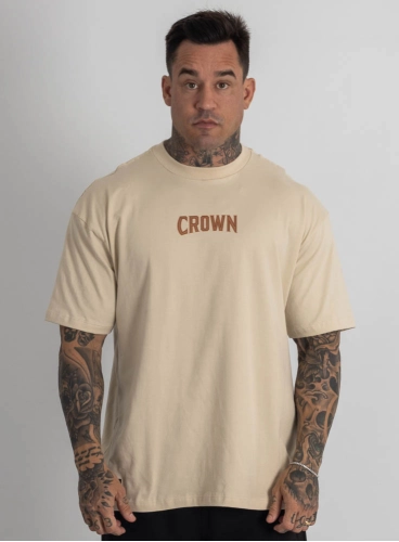 Camiseta Oversized Monster Observer Creme