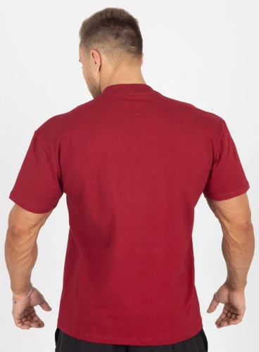 Camiseta Oversized Bordô Original Crown Training Produto Camiseta Oversized Bordô Original Crown Training