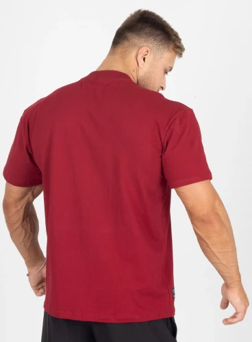 Camiseta Oversized Bordô Original Crown Training Produto Camiseta Oversized Bordô Original Crown Training