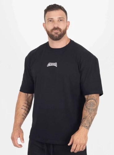 Camiseta Oversized Preta Pardomorph Crown Training Produto Camiseta Oversized Preta Pardomorph Crown Training