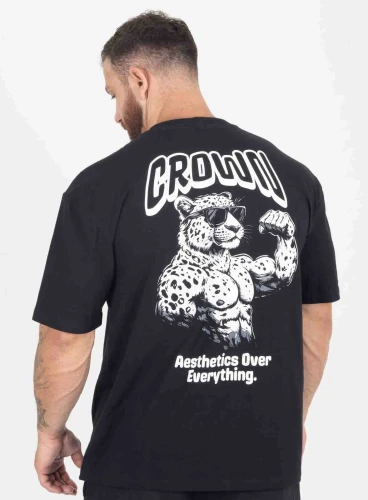 Camiseta Oversized Pardomorph Preta