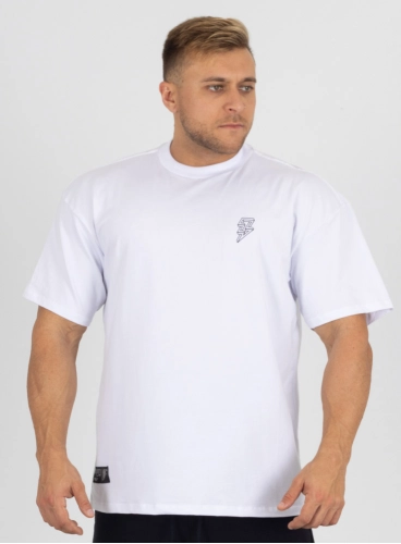 Camiseta Oversized Branca Poseidon Crown Training Produto Camiseta Oversized Branca Poseidon Crown Training