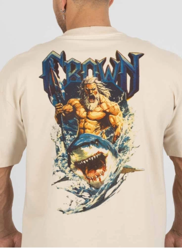 Produto Camiseta Oversized Off White Poseidon Crown Training