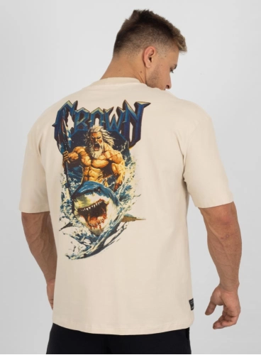 Camiseta Oversized Poseidon Creme