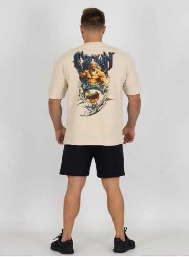 Produto Camiseta Oversized Off White Poseidon Crown Training