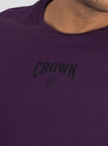 Camiseta Crown Training Treino Fofo Roxa Produto Camiseta Crown Training Treino Fofo Roxa