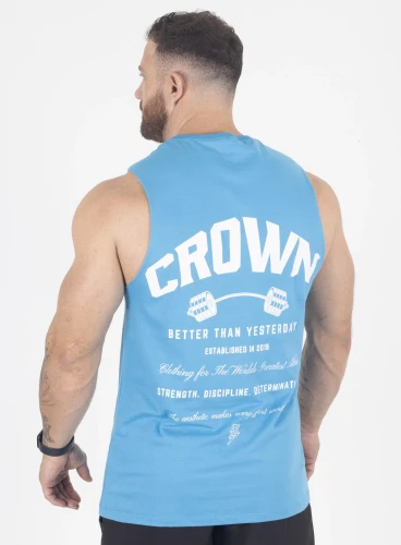 Regata Crown New Tank Dumbbell  Azul 