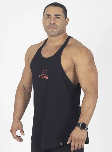 Regata Cavada Crown Fire Preto Regata Cavada Crown Fire Preto