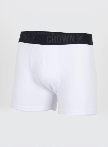 Cueca Premium Crown Training Branca