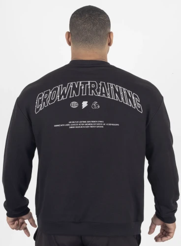 Produto Blusa de Moletom Oversized Crown Training Conquest
