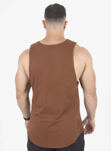 Regata Crown Tank Bubble Marrom Produto Regata Crown Tank Bubble Marrom