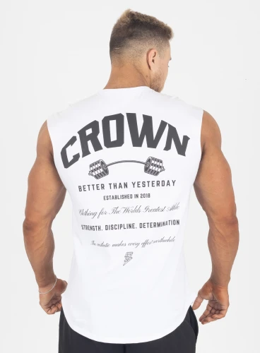 Regata Crown Japonesa Dumbbell  Branco 