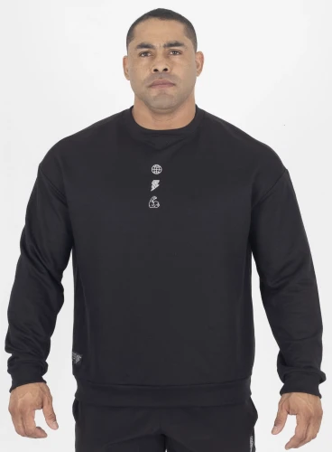 Produto Blusa de Moletom Oversized Crown Training Conquest