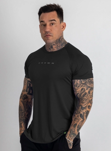 Camiseta Crown Dry Fit Confort Neutral Preta