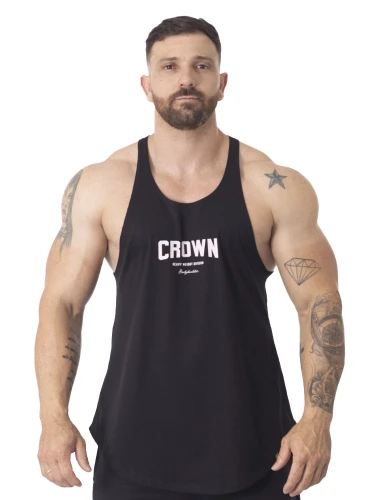 Produto Regata Cavada Crown Training Bodybuilders