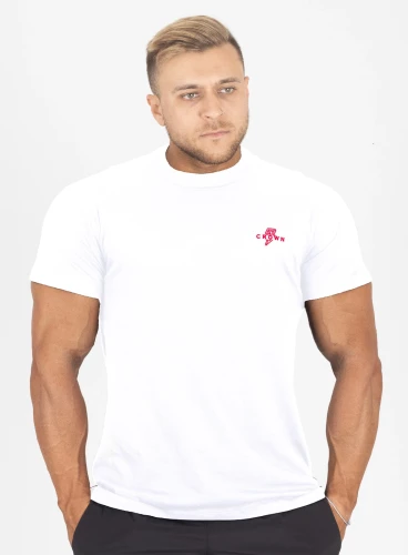 Camiseta Crown Training Blaze Reps Branco Camiseta Crown Training Blaze Reps Branco