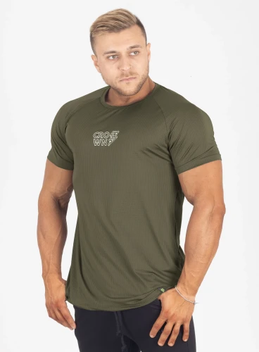 Camiseta Crown Dry Fit ice Verde Musgo Raio