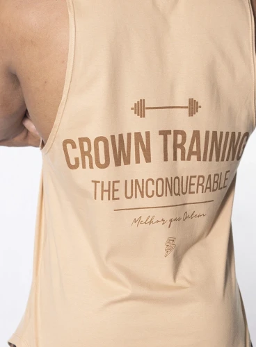 Produto Regata Crown Tank Viciado no Pump Bege