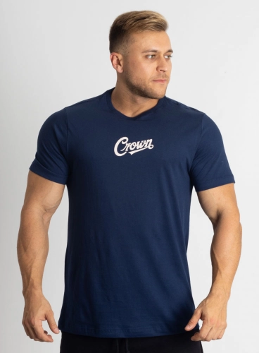 Camiseta Crown Training OldStyle Azul Marinho