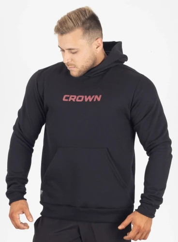 Moletom Crown Capuz Standard  Preto 