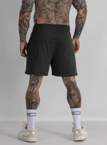 Produto Bermuda de Moletom Crown Curta Graffs Verde